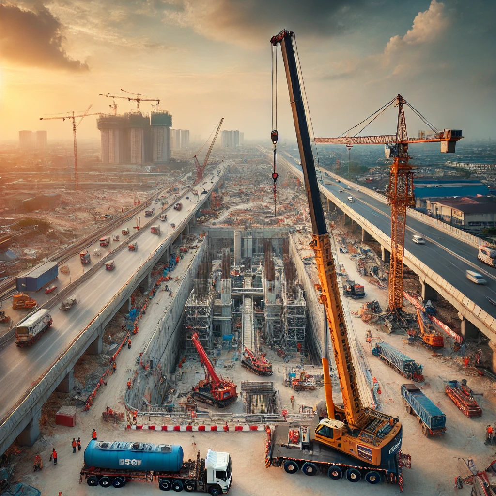 Rental Sewa Crane Dawuan Karawang di Sacotindo